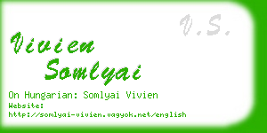 vivien somlyai business card